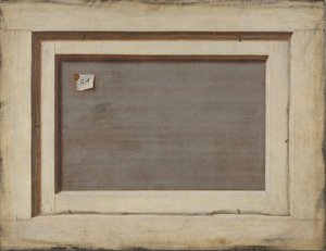 Trompe l&39;oeil。額入り絵の裏 作： Cornelis Norbertus Gysbrechts